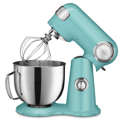 Cuisinart SMD-50CRM Precision Pro 5.5-Quart Digital Stand Mixer with 12-Speeds, 3 Preprogrammed Food Prep Settings, Mixing Bowl, Chef's Whisk, Flat Mixing Paddle, Dough Hook, and Splash Guard, Cream