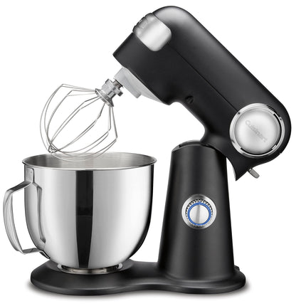 Cuisinart SMD-50CRM Precision Pro 5.5-Quart Digital Stand Mixer with 12-Speeds, 3 Preprogrammed Food Prep Settings, Mixing Bowl, Chef's Whisk, Flat Mixing Paddle, Dough Hook, and Splash Guard, Cream