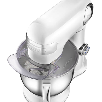 Cuisinart SMD-50CRM Precision Pro 5.5-Quart Digital Stand Mixer with 12-Speeds, 3 Preprogrammed Food Prep Settings, Mixing Bowl, Chef's Whisk, Flat Mixing Paddle, Dough Hook, and Splash Guard, Cream