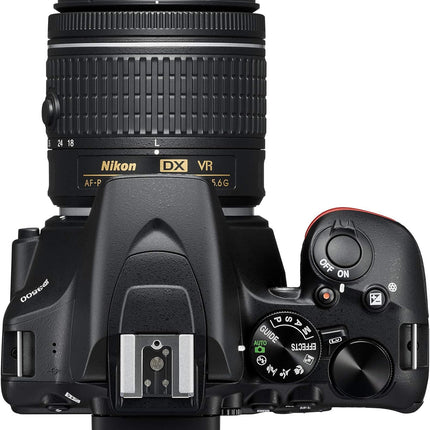 Nikon D3500 24.2MP DSLR Camera with AF-P DX NIKKOR 18-55mm f/3.5-5.6G VR Lens (1590B) – (Renewed)