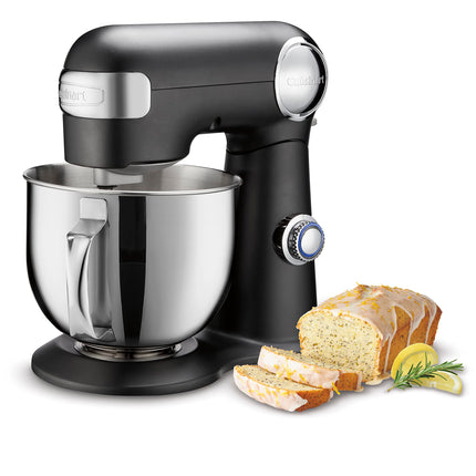 Cuisinart SMD-50CRM Precision Pro 5.5-Quart Digital Stand Mixer with 12-Speeds, 3 Preprogrammed Food Prep Settings, Mixing Bowl, Chef's Whisk, Flat Mixing Paddle, Dough Hook, and Splash Guard, Cream