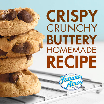 Famous Amos Cookies, Bite Size Chocolate Chip, Single Serve, 1.2 Ounce (Pack of 20)
