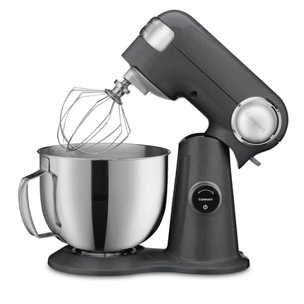 Cuisinart SMD-50CRM Precision Pro 5.5-Quart Digital Stand Mixer with 12-Speeds, 3 Preprogrammed Food Prep Settings, Mixing Bowl, Chef's Whisk, Flat Mixing Paddle, Dough Hook, and Splash Guard, Cream