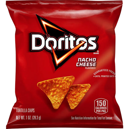Frito-Lay Doritos Mix Variety Pack, Nacho Cheese & Cool Ranch, 1oz Bags (10 Pack)
