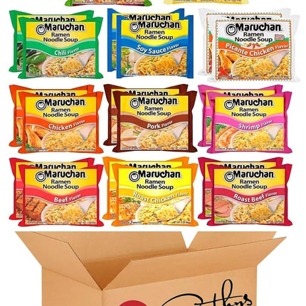 Ramen Noodle Soup Variety mix - 11 Flavors, Pack of 22-3 Ounce each Flavor