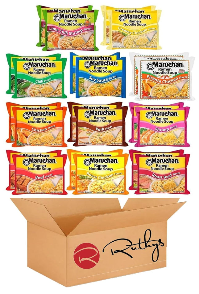 Ramen Noodle Soup Variety mix - 11 Flavors, Pack of 22-3 Ounce each Flavor
