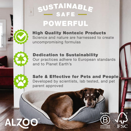 ALZOO Calming Diffuser Kit for Dogs, Includes 1 Plug-in Diffuser & 1 Refill, Helps Reduce Unwanted Stress-Induced Behavior, 100% Plant-Based Active Ingredients, Covers Up to 500 Sq. Ft, 1.52 Fl. Oz.