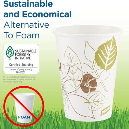 Dixie Pathways Paper Hot Cups, 10 oz.