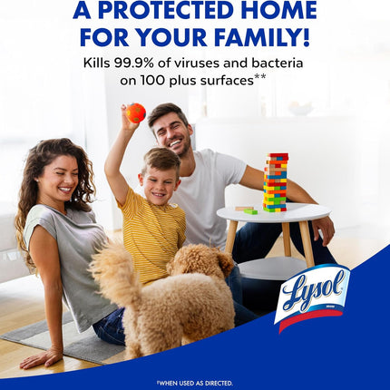 Lysol Disinfectant Spray, Household Essential Cleaning Supplies, Multi-Purpose Room Spray, Antibacterial Sanitizer Spray, Upholstery Deodorizer, Home and Bathroom, Crisp Linen,19 Fl Oz (Pack of 12)