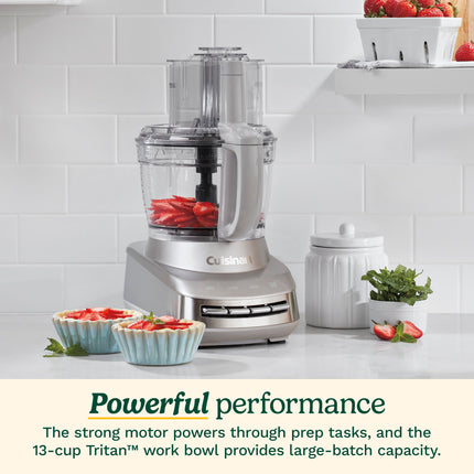Cuisinart FP-130MB Core Custom 13-Cup Multifunctional Food Processor, Marine Blue