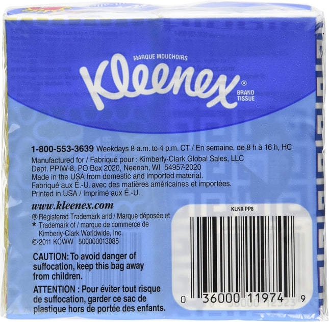Kleenex® 3-Ply Pocket Packs Facial Tissues (16 packs of 10 tissues)