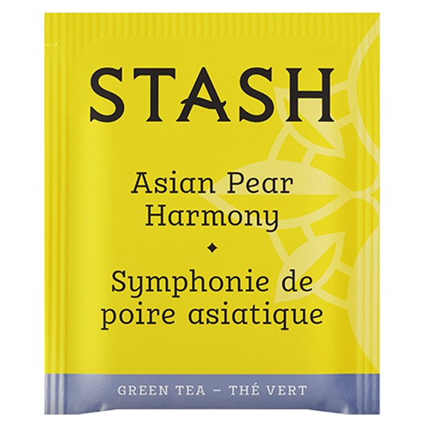 Stash Tea Asian Pear Harmony Green Tea Bags Case of 6/18 Bags