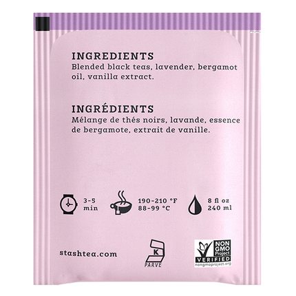 Stash Tea Breakfast in Paris Black Tea Bags - Case of 6/18 Bags