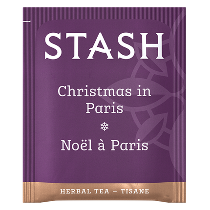 Stash Tea Christmas in Paris Herbal Tea Bags Case of 6/18 Bags