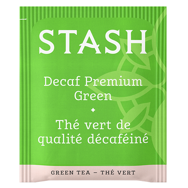 Stash Tea Premium Green Decaf Tea Bags Case of 6/18 Bags
