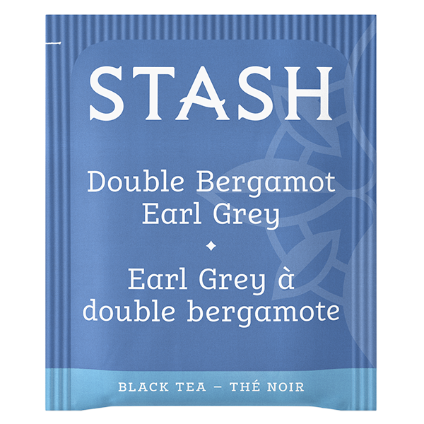 Stash Tea Uplifting Double Bergamot Earl Grey Black Tea Bags Case of 6/18 Bags