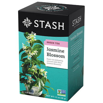 Stash Tea Jasmine Blossom Green Tea Bags Case of 6/20 Bags