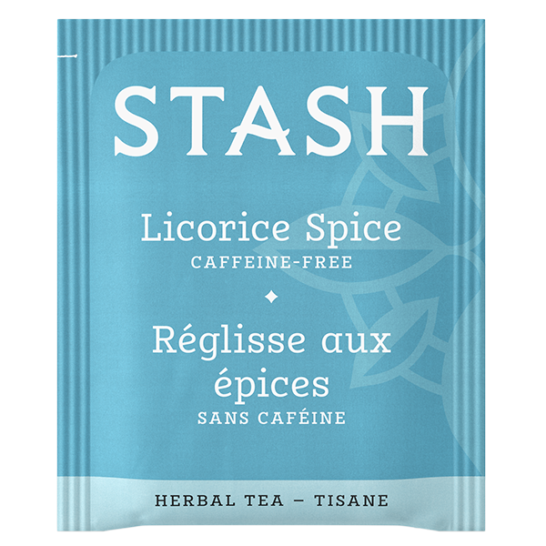 Stash Tea Licorice Spice Herbal Tea Bags Case of 6/20 Bags