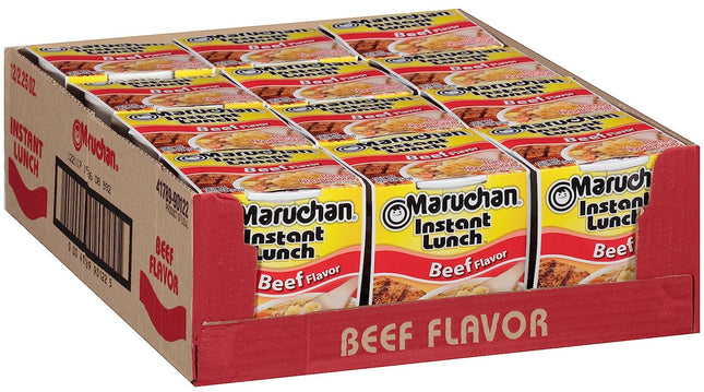 Maruchan Instant Lunch Cup 2.25 Oz, Pack of 12