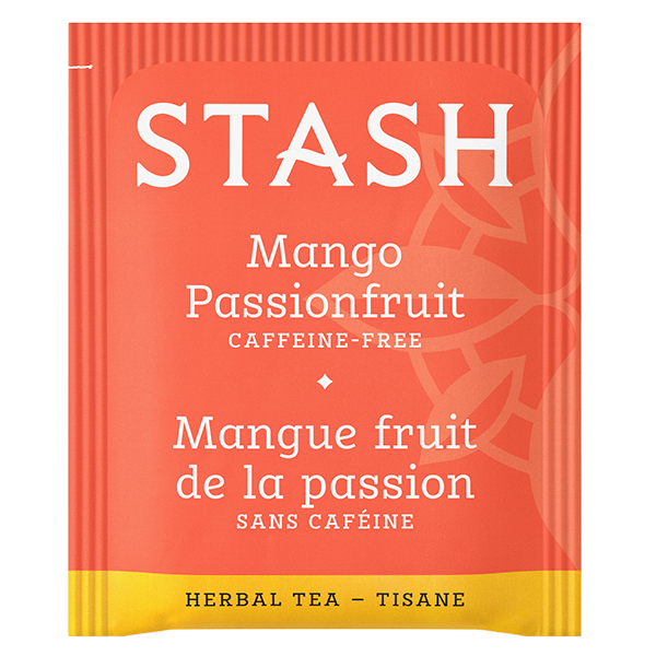 Stash Tea Mango Passionfruit Herbal Tea Bags Case of 6/20 Bags