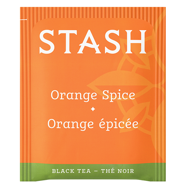 Stash Tea Orange Spice Black Tea Bags Case of 6/20 Bags
