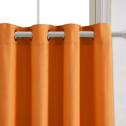 Blackout Room Darkening window Curtains, Solid Grommet Noise Reduction Drapes, 2 Panels, 54 x 84 inch