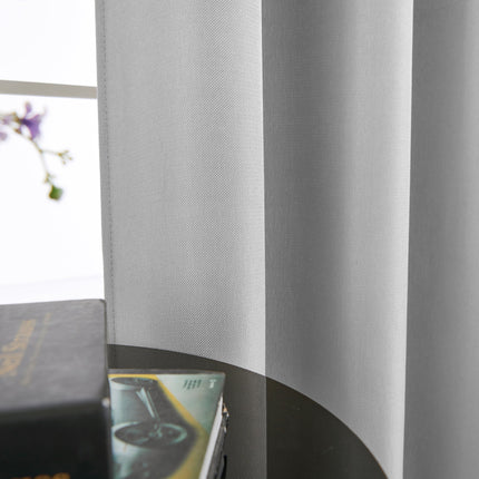 Blackout Room Darkening window Curtains, Solid Grommet Noise Reduction Drapes, 2 Panels, 54 x 84 inch