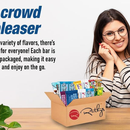 Healthy Snacks, Healthy Mixed Snack Box & Snacks Gift Variety Mix Pack – Arrangement for Grab and go, work, office or Home – Granola Bars, Care Package