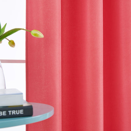 Blackout Room Darkening window Curtains, Solid Grommet Noise Reduction Drapes, 2 Panels, 54 x 84 inch