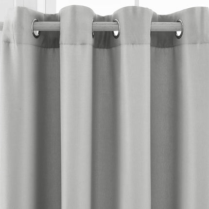 Blackout Room Darkening window Curtains, Solid Grommet Noise Reduction Drapes, 2 Panels, 54 x 84 inch