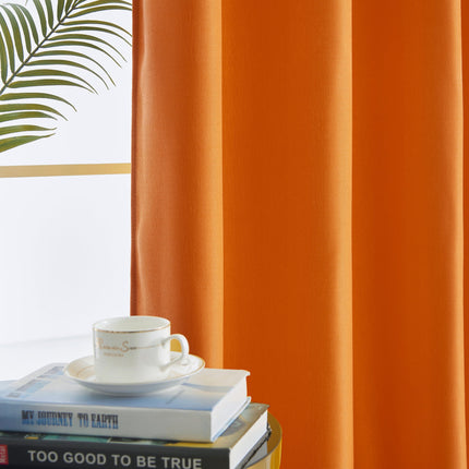 Blackout Room Darkening window Curtains, Solid Grommet Noise Reduction Drapes, 2 Panels, 54 x 84 inch