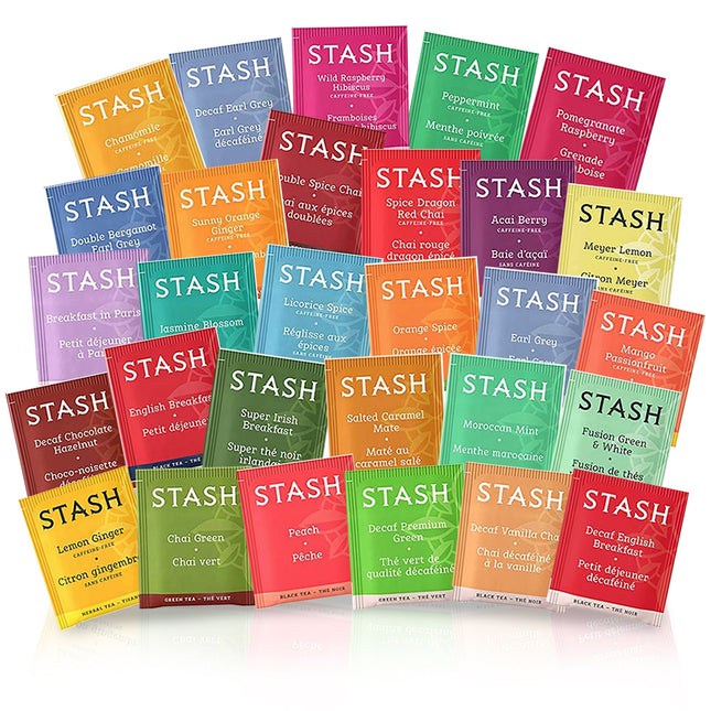 Stash Tea Bags Sampler Assortment Box Perfect Variety