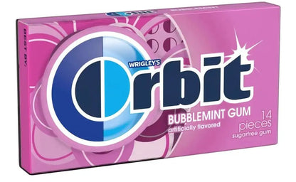 Orbit Mint Sugar Free Chewing Gum Variety 14 Pack Mixed Falvors (Pack Of 14)
