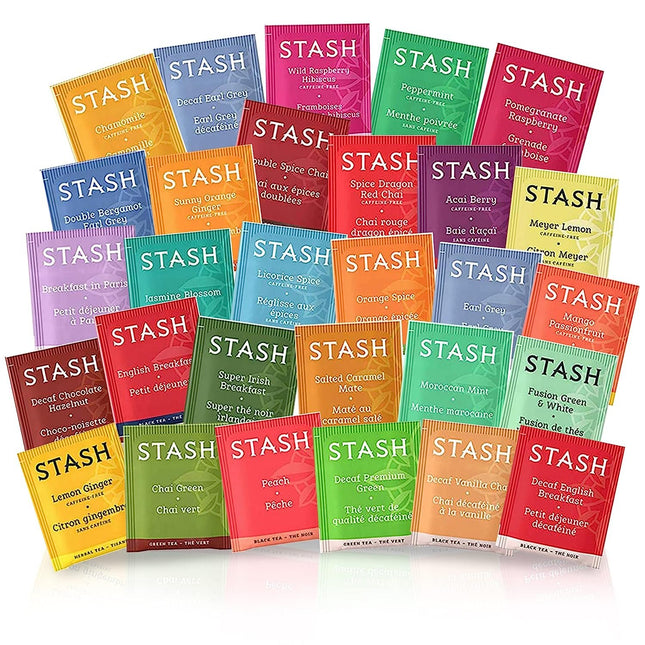 Stash Tea Bags Sampler Assortment Box Perfect Variety