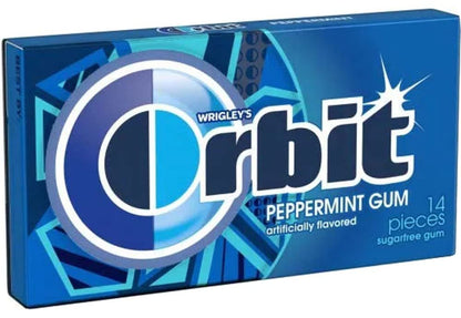 Orbit Mint Sugar Free Chewing Gum Variety 14 Pack Mixed Falvors (Pack Of 14)